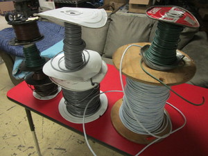 lot 209 image: CABLE, ASSORTED SPOOLS