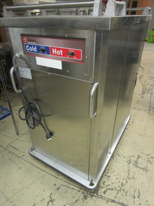 lot 210 image: CRIMSCO HOTCOLD MEAL-ON-WHEELS FOOD SERVICE DELIVERY CART