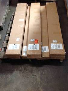 6 CASES OF Lakeshore Pecan Bronze 7 mm Thick x 7-23 in. Wide x 50-58 in. Length Laminate Flooring (24.17 sq. ft.  case) not used