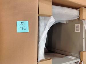 HOME DECORATORS COLLECTION Ashburn 24 in. W x 21.63 in. D Vanity Cabinet in Grey (NOT USED)