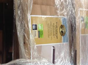 18 CASES OF HAMPTON BAY 49 in. x 10 in. Traditional Rectangle Angled Lens LED Flush Mount Ceiling Light Dimmable 3000 Lumens 4000K (NOT USED)