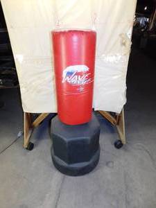 lot 2 image: Wave Master Red Punching Bag