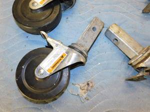 lot 81 image: Scaffold Wheels