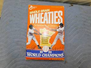 lot 124 image: 1991 Collectable Wheaties Box