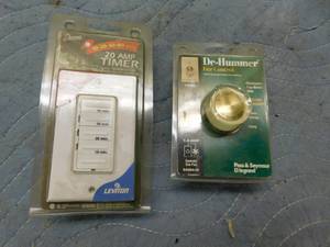 lot 161 image: New Fan Control and 20 amp Timer
