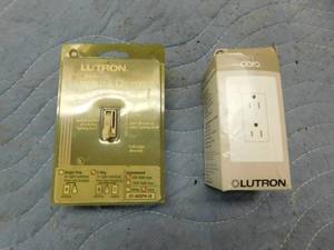 lot 162 image: New Lutron Dimmer Switch & Plug-in