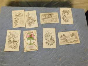 lot 165 image: 8 Vintage Postcards