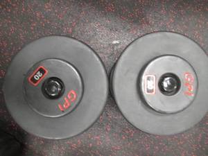lot 37 image: (2) Free Weights (20#s)...