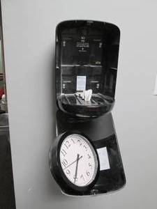lot 71 image: Tork Paper Towel Dispenser & Wall C...
