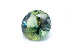 lot 10C image: .78 Carat Natural Color Changing Sapphire Round Cut