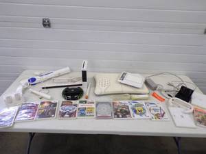 Wii Video Game System with Games and Accessories