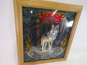Old Milwaukee Wildlife Mirror Series 2 The Wolf