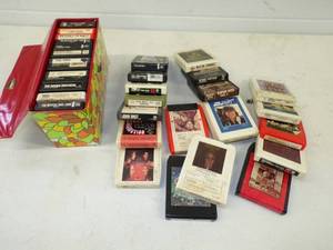 30 Plus Rock and Roll, country 8 Tracks with Vintage Carrying Case
