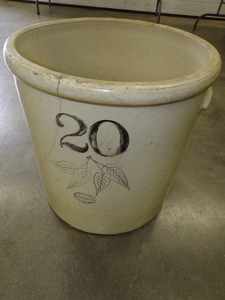 20 Gallon Vintage Red Wing Crock