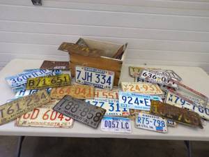 Large license Plate Collection