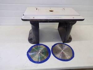 Router Table with Saw Blades