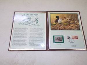 The 1995 Duck Stamp First Day Issue Folio