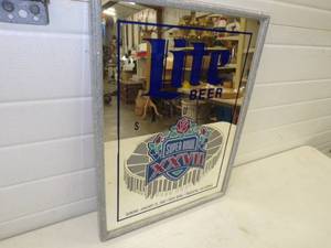 Lite Beer Salutes  Super Bowl XXVII Mirror