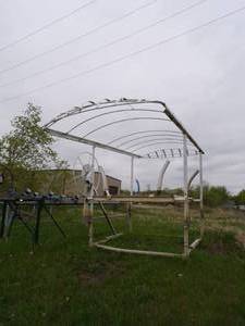 Shore Station Steel Boat lift with Canopy Frame, 96 Wide