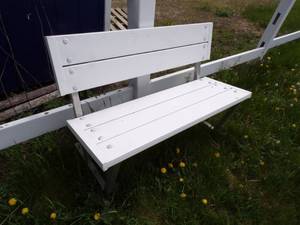 Aluminum  Poly Dock Bench