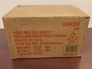 lot 69 image: Reclosable Poly Bags