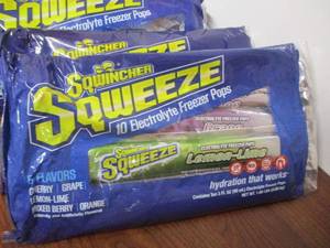 lot 26 image: Sqwincher Sqweeze Freezer Pops