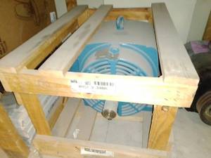 lot 202 image: NEW Crated Blue Motor 40hp