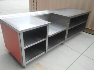 lot 181 image: Stainless Prep table