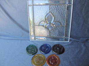 lot 236 image: Leaded Glass, Suncatchers