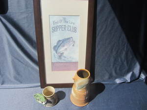 lot 189 image: Supper Club Print, Vase, Cup
