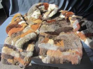 lot 134 image: Rabbit Fur Jacket