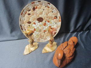 lot 138 image: Tray, Candle Holder, Duck