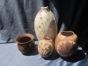 lot 139 image: Carved Gourds, Vase