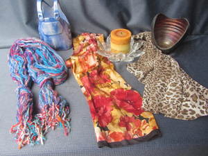 lot 147 image: Dress Scarves, Pottery