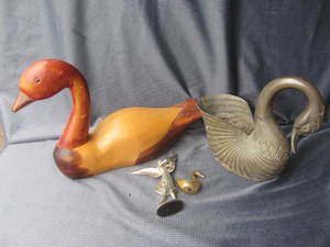 lot 167 image: Swans with Copper