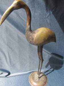 lot 2 image: Crane Sculpture