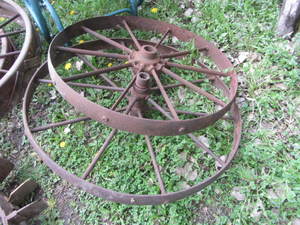 lot 54 image: Steel Wheels, Pair