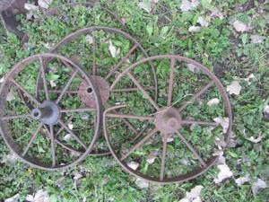lot 57 image: Steel Wheels, Two Pair