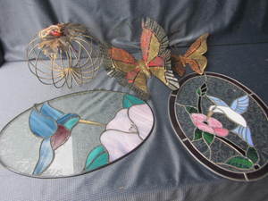 lot 79 image: Suncatchers, Butterflies