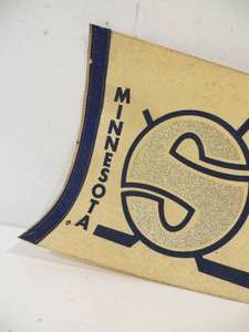 VINTAGE Minnesota Fighting Saints Pennant