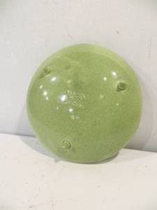 VINTAGE Green Footed Red Wing Dish