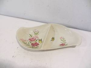 VINTAGE Red Wing Divided Ceramic Dish
