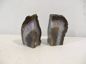 Pair of Geode Bookends