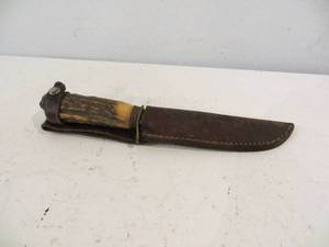 Solingen Knife with Leather Sheath