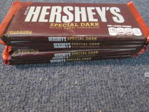 lot 23 image: 6 Hersheys Special Dark Chocolate ...