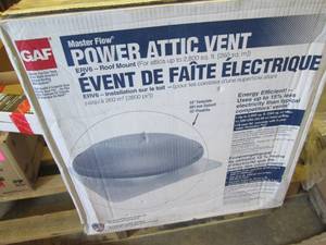 lot 28 image: Master Flow 1500 CFM Shingle Match ...