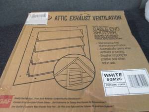 lot 30 image: Master Flow 20 in. Aluminum Gable M...
