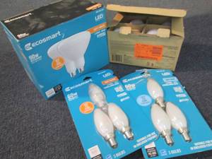 lot 57 image: Assorted EcoSmart Bulbs...