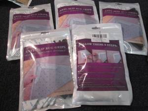 lot 144 image: 5 Max Lothar Rug Grippers Retail $1...