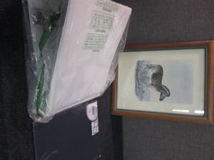 lot 150 image: Zebra Print, XL Binder, Certificate...